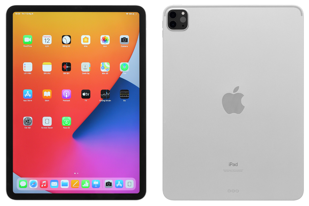 Máy tính bảng iPad Pro M1 11 inch WiFi 512GB (2021) Màu Bạc