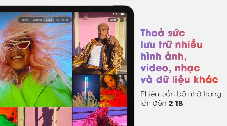 Máy tính bảng iPad Pro M1 12.9 inch WiFi 2TB (2021)