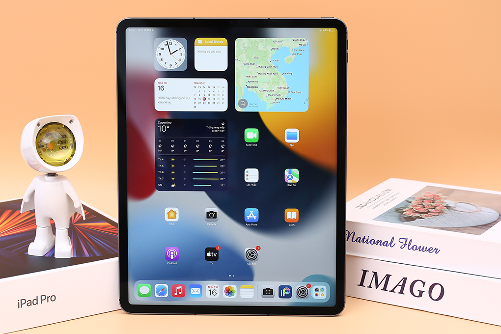 Máy tính bảng iPad Pro M1 12.9 inch WiFi Cellular 2TB (2021) Màu Xám