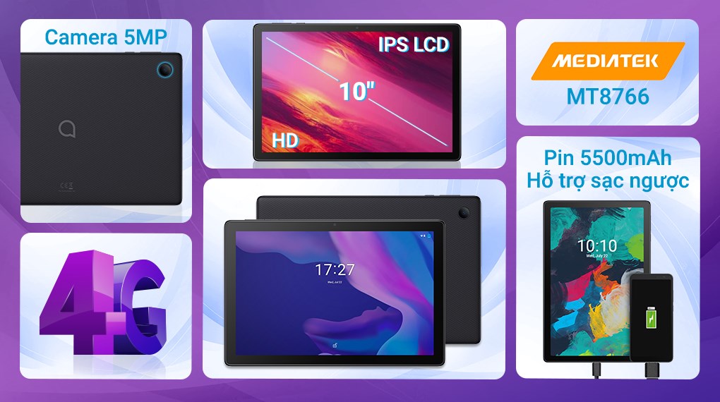 Máy tính bảng Alcatel 3T10