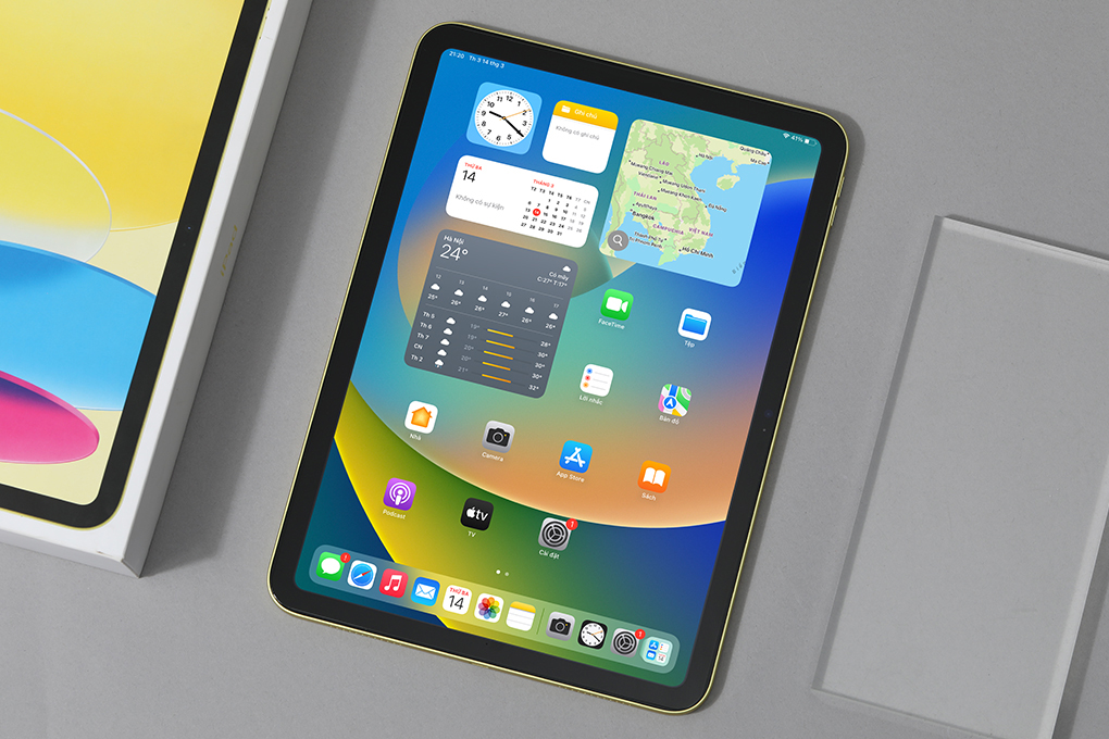 Máy tính bảng iPad 10 WiFi 256GB Màu Vàng