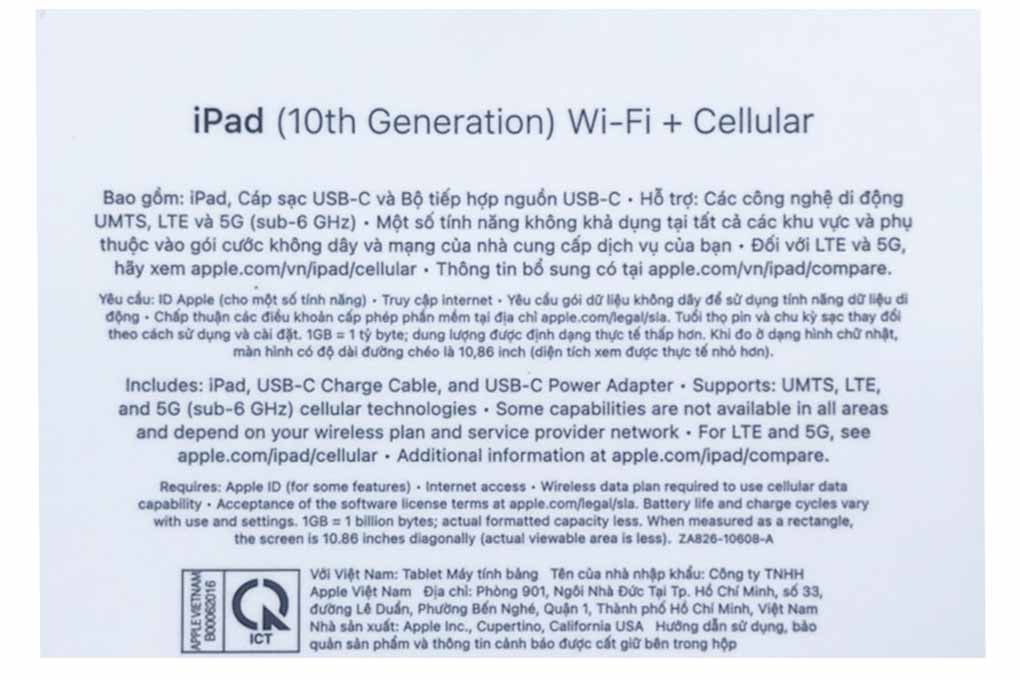 Máy tính bảng iPad 10 5G 256GB Hồng - 4