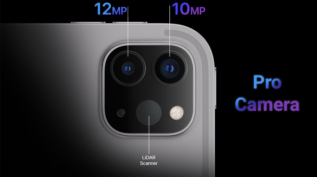 iPad Pro M2 11 inch WiFi 1TB - Cụm camera sau