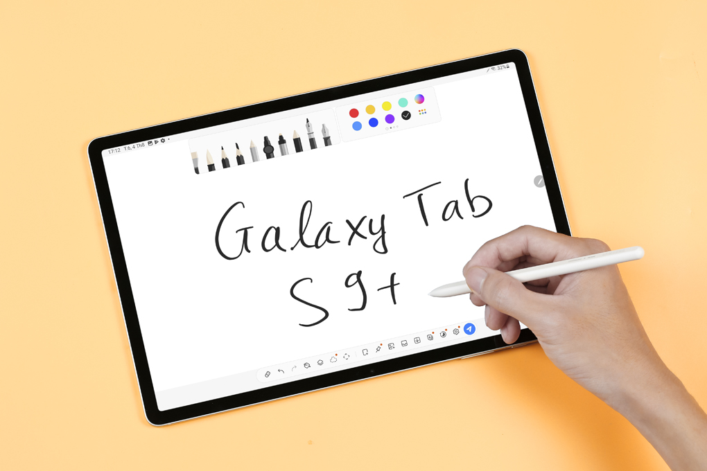 Máy tính bảng Samsung Galaxy Tab S9+ WiFi 12GB/256GB Màu Kem