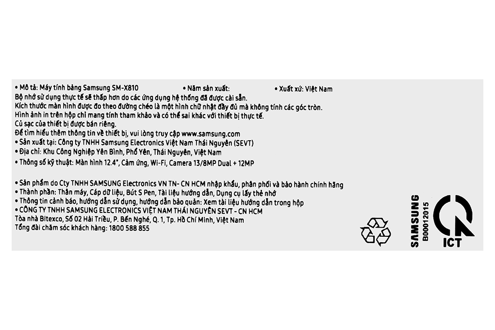 Máy tính bảng Samsung Galaxy Tab S9+ WiFi 12GB/256GB Màu Xám