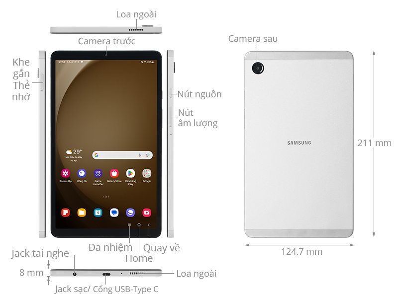 Samsung Galaxy Tab A9 WiFi 4GB/64GB