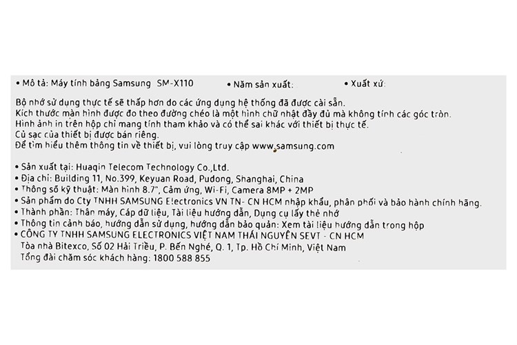 Máy tính bảng Samsung Galaxy Tab A9 WiFi 4GB/64GB Màu Bạc