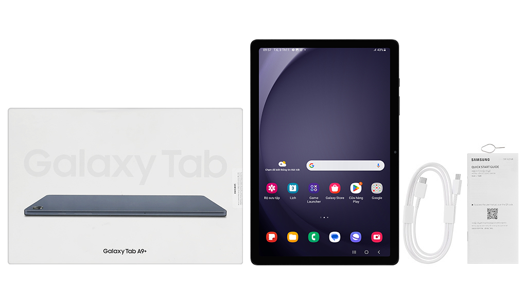 Bộ sản phẩm gồm: Cây lấy sim, Cáp Type C - Type C, Hộp máy, Sách hướng dẫn