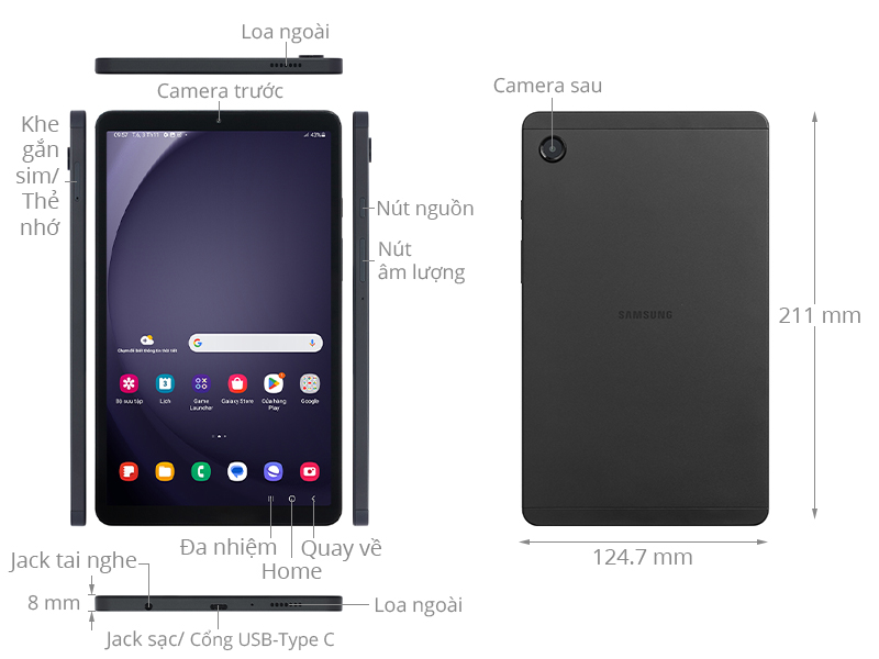 Samsung Galaxy Tab A9 4G 4GB/64GB