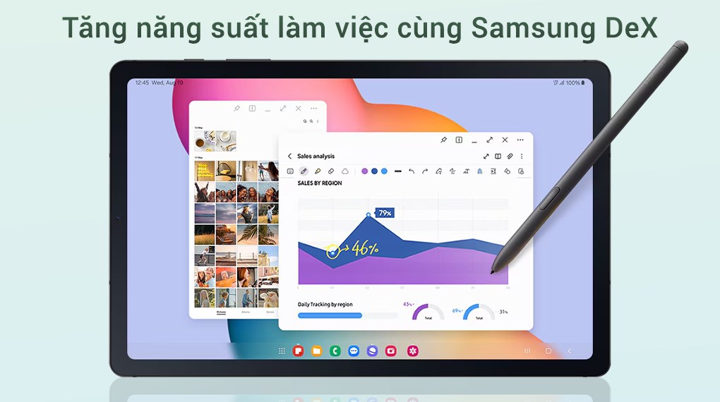 Máy tính bảng Samsung Galaxy Tab S6 Lite 2024 4G 4GB/64GB