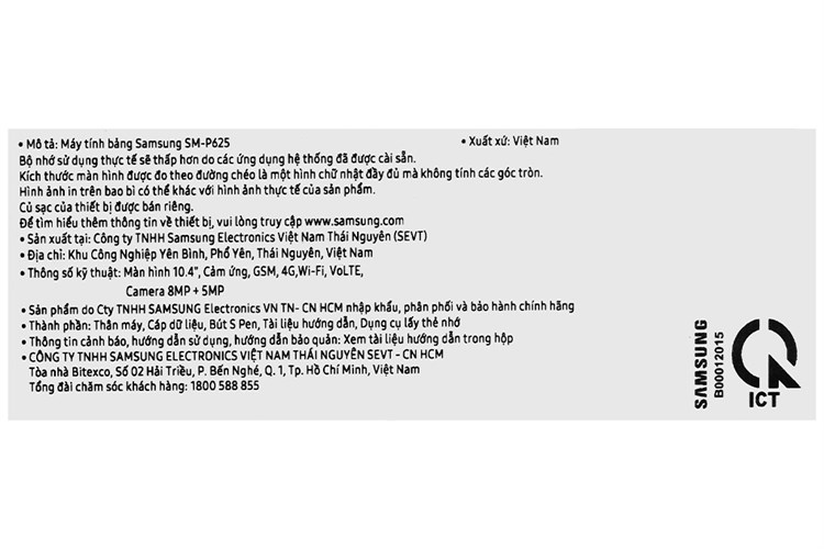 Máy tính bảng Samsung Galaxy Tab S6 Lite 2024 4G 4GB/64GB Màu Xanh lá