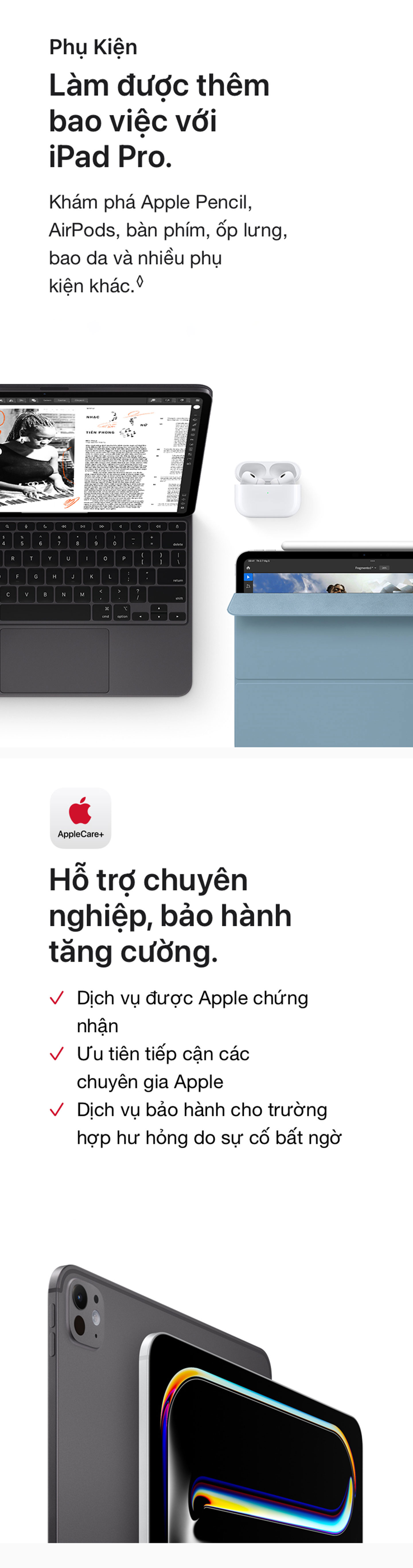 iPad Pro M4 11 inch WiFi 1TB - Giá rẻ, hỗ trợ mua trả chậm