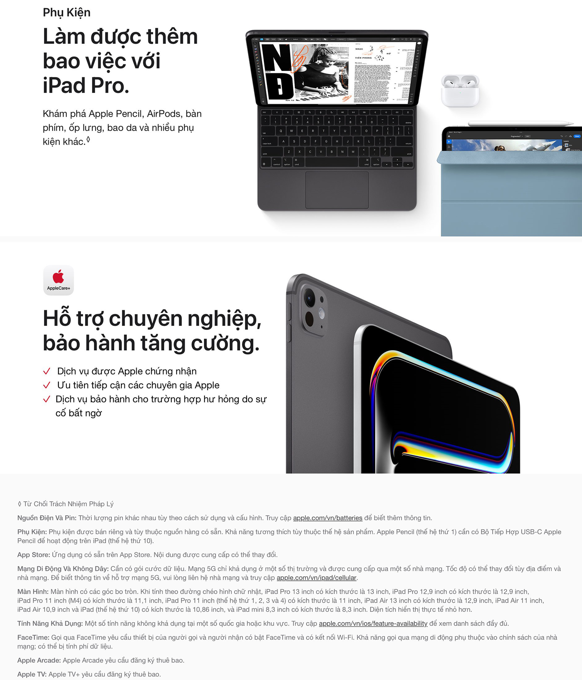 iPad Pro M4 13 inch WiFi 2TB - Phụ Kiện