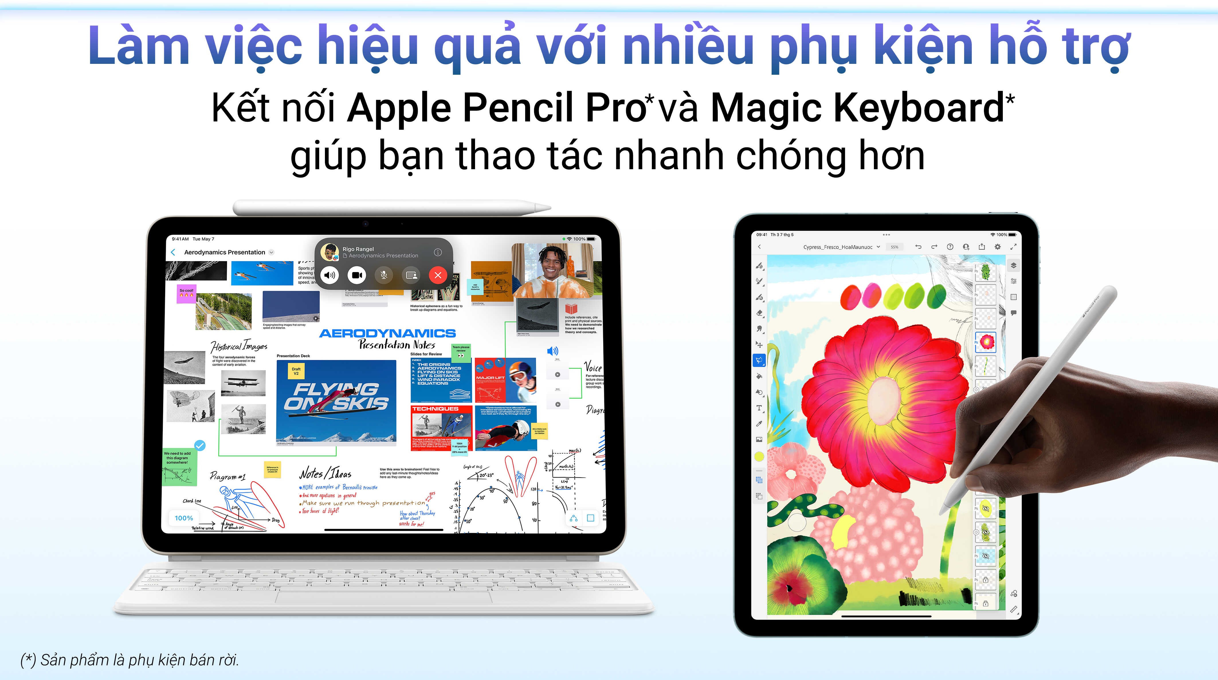 Máy tính bảng iPad Air 6 M2 13 inch 5G 128GB