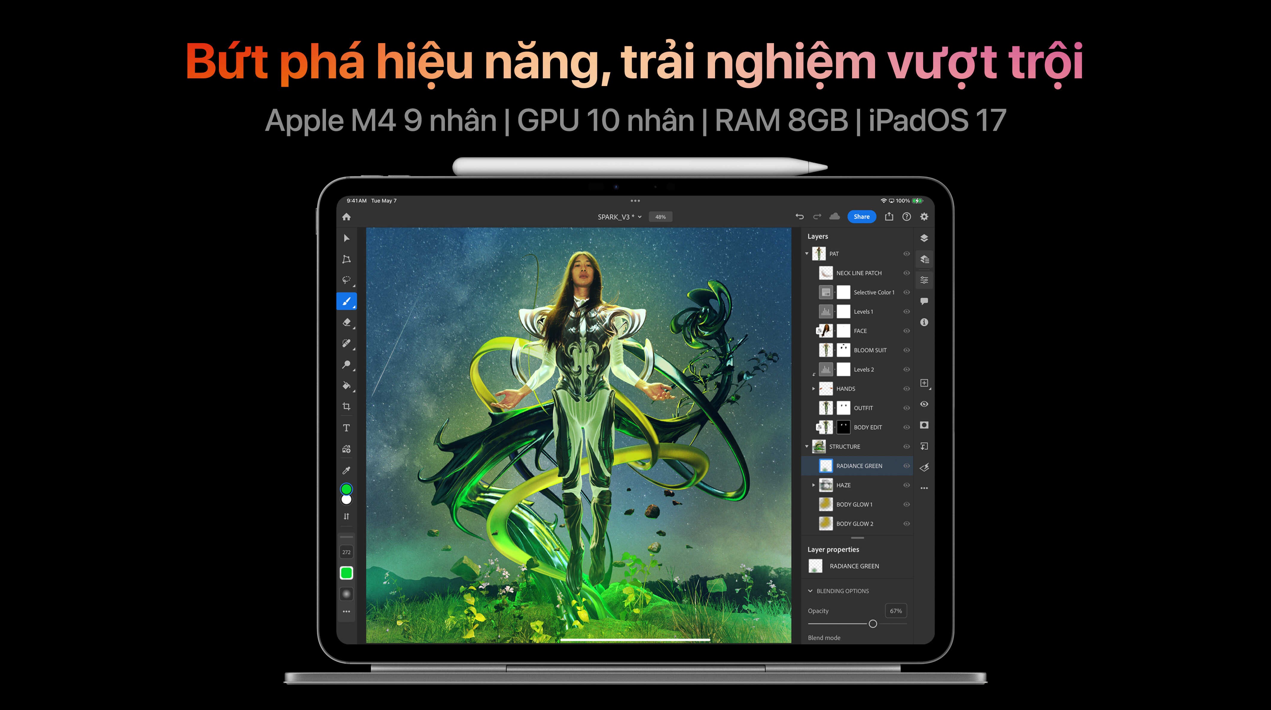 Máy tính bảng iPad Pro M4 13 inch 5G 256GB
