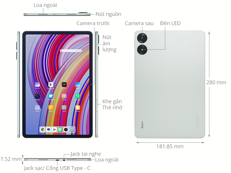 Xiaomi Redmi Pad Pro WiFi 6GB/128GB