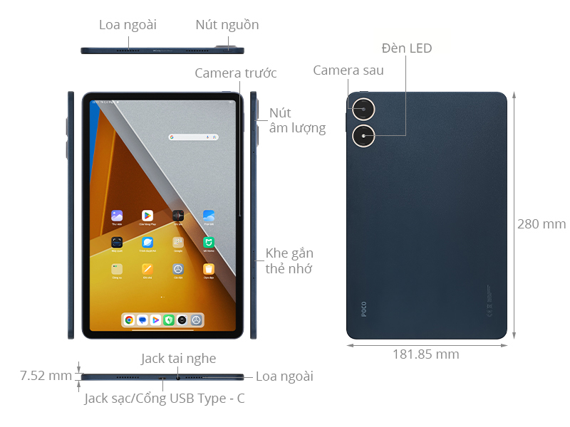 Xiaomi POCO Pad WiFi 8GB/256GB