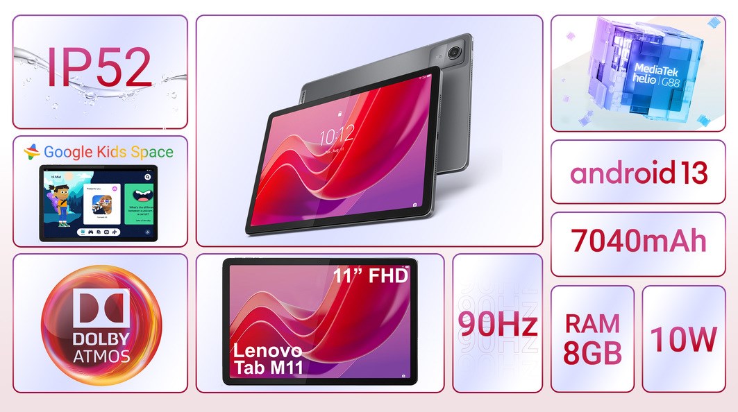 Máy tính bảng Lenovo Tab M11 4G 8GB/128GB