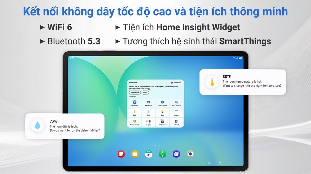 Máy tính bảng Samsung Galaxy Tab S10 FE+ WiFi 8GB/128GB
