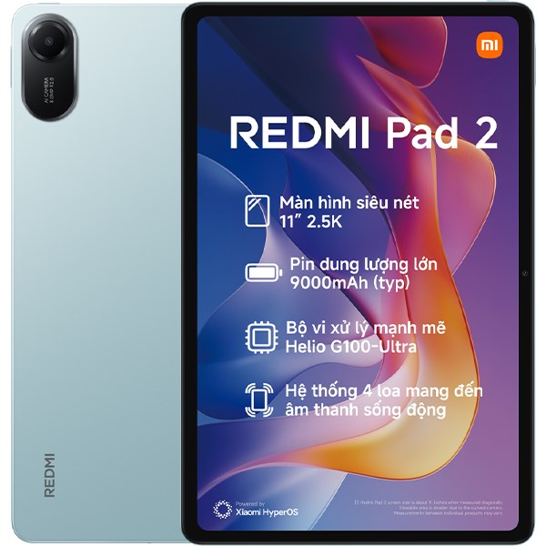 Máy tính bảng Xiaomi Redmi Pad 2 WiFi 8GB/256GB