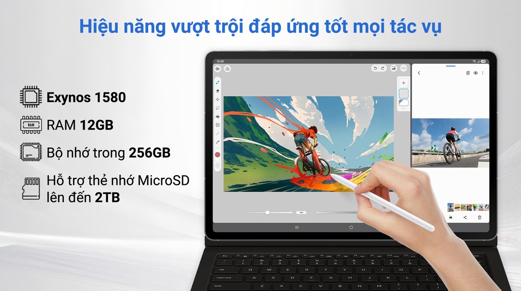 Máy tính bảng Samsung Galaxy Tab S10 FE+ WiFi 12GB/256GB