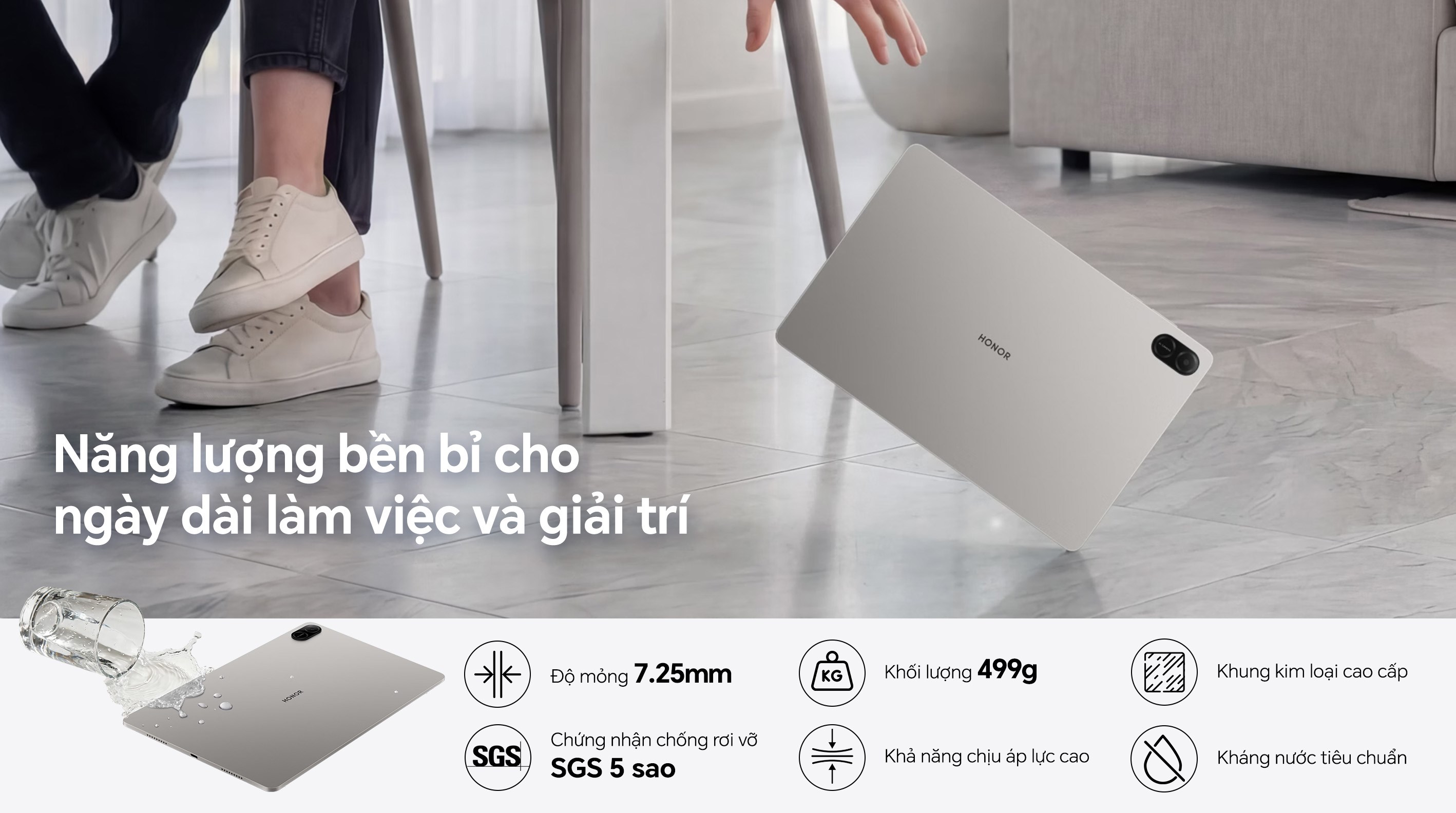 Máy tính bảng Honor Pad X8b 6GB/128GB