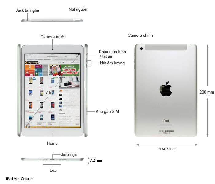 iPad Mini Cellular 16GB Wifi Siêu di động cùng với 3G tốc độ cao Giá chỉ 4.400.000đ Tại Apple Center Đức Lộc Đà Nẵng Ipad-mini-wifi-cellular-16gb-mo-ta-chuc-nang1