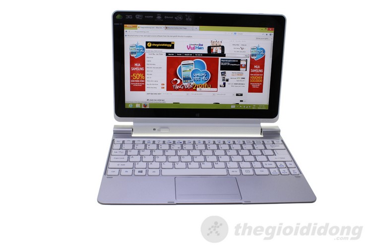 Máy tính bảng Acer Iconia Tab Docking 10.1” 3G 64Gb Win8SL (W511)