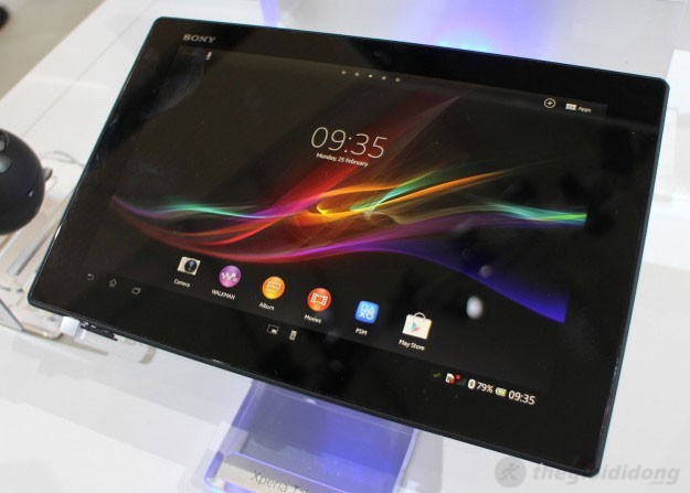 Giao diện chính của Sony Xperia Tablet Z