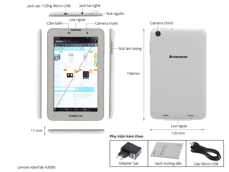 Lenovo Idea tab A3000