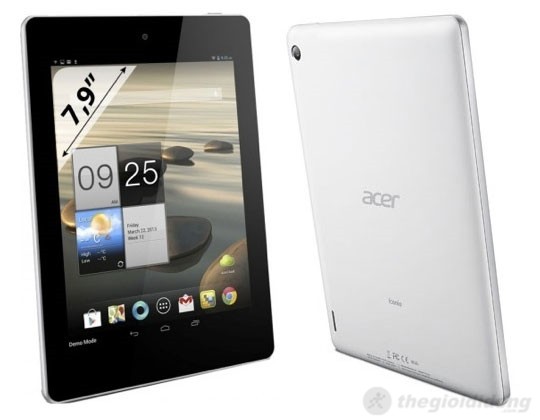 Acer Tab Iconia A1-811 có màn hình 7.9 inch