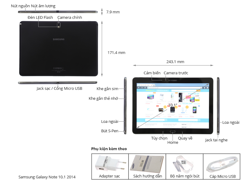 Samsung Galaxy Note 10.1 - 2014 Edition