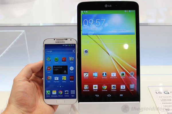 Optimus G Pad có thể đồng bộ hóa với điện thoại Android