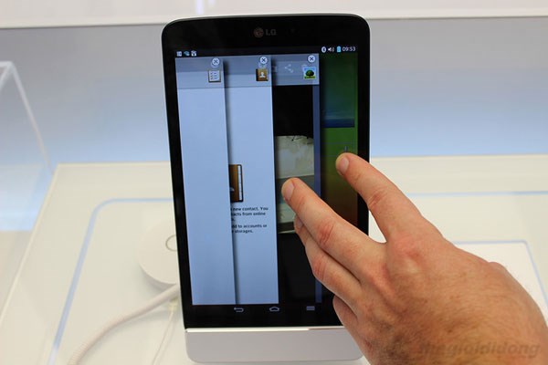 Optimus G Pad với tính năng QSlide - Mở cùng lúc 3 ứng dụng trên màn hình