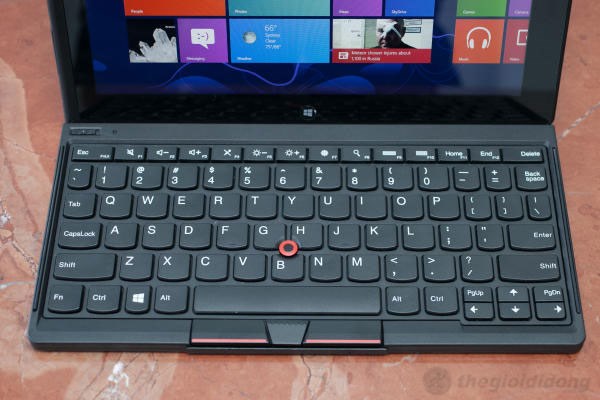 Thinkpad Tablet 2 có kiểu bàn phím của dòng Thinkpad