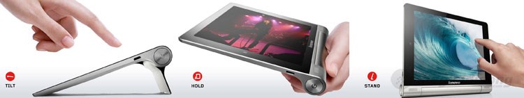 Lenovo Yoga Tablet 8 với 3 kiểu độc đáo Lenovo Yoga Tablet 8 với 3 kiểu độc đáo