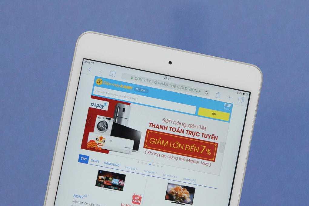 Máy tính bảng iPad Mini 2 Retina Wifi 32GB Màu Bạc