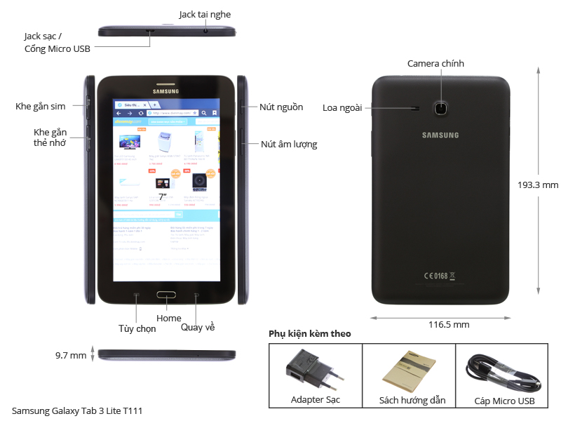 Samsung Galaxy Tab 3 Lite (T111)