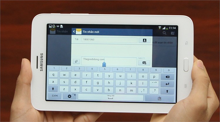 Máy tính bảng Samsung Galaxy Tab 3 Lite (T111) Màu Trắng