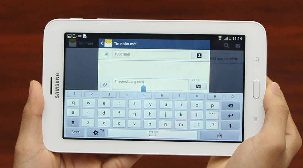 Máy tính bảng Samsung Galaxy Tab 3 Lite (T111) Màu Trắng