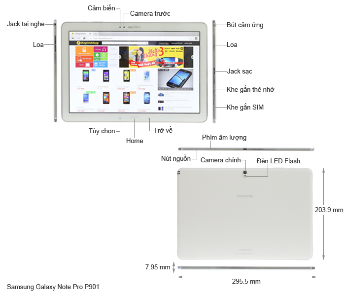 Samsung Galaxy Note Pro 12.2 3G 32GB (P901)
