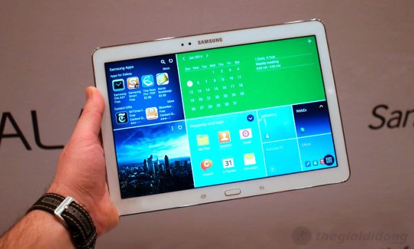 Giao diện rất ưa nhìn của Tab Pro 10.1 Galaxy Tab Pro 10.1 giao diện magazine