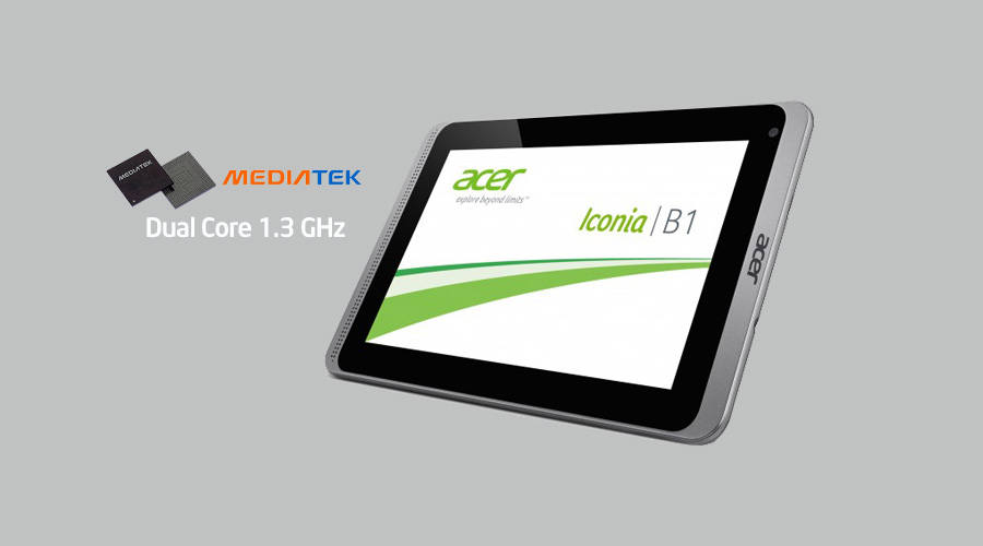 <p>Trang bị vi xử l&yacute; MediaTek&nbsp;2 nh&acirc;n 1.3GHz, Acer B1-721 kh&ocirc;ng qu&aacute; mạnh nhưng đủ để bạn chạy c&aacute;c ứng dụng phổ th&ocirc;ng, hay chơi video HD.</p>