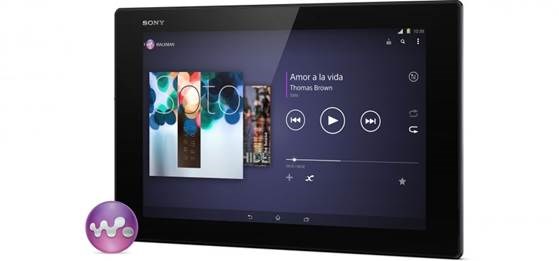 Sony Xperia Tablet Z2 S-force front surround, clearaudio+