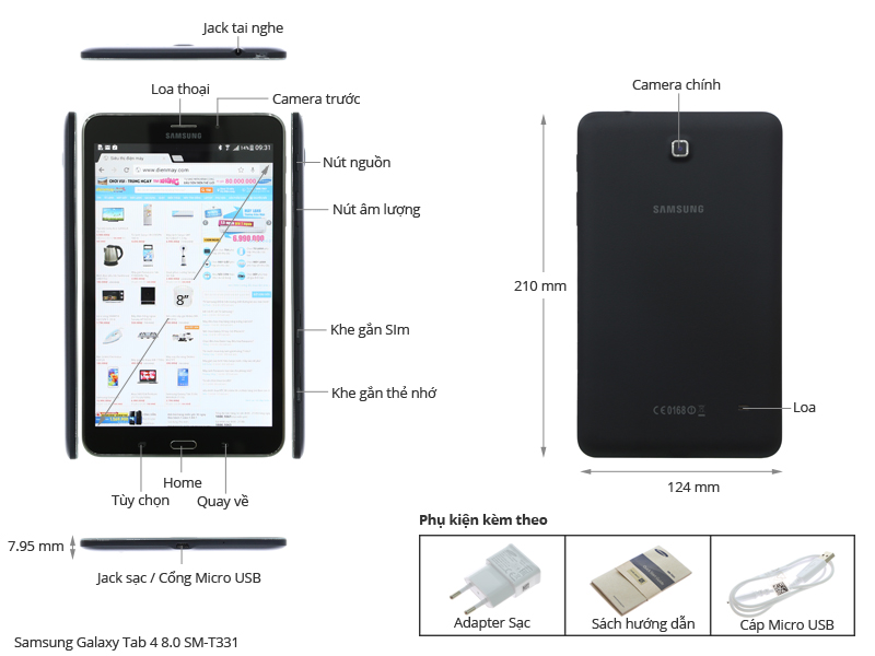 Samsung Galaxy Tab 4 8.0 (SM-T331)