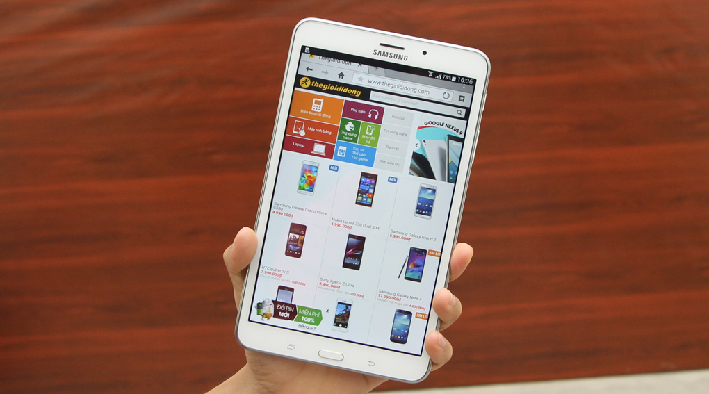 Máy tính bảng Samsung Galaxy Tab 4 8.0 (SM-T331) Màu Trắng