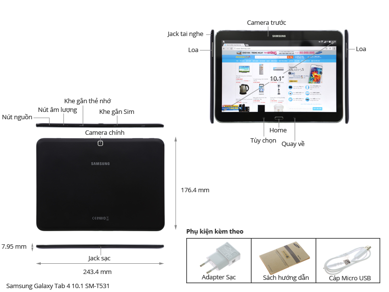 Samsung Galaxy Tab 4 10 (SM-T531)