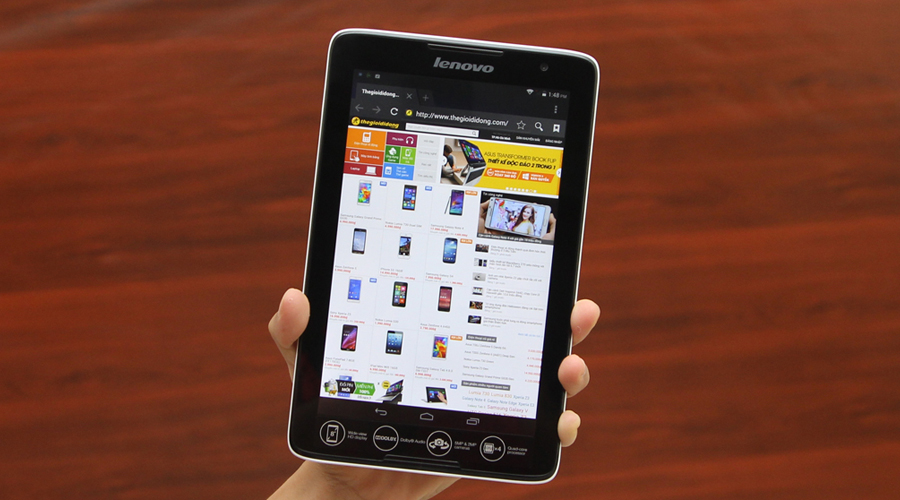 <p>Trang bị m&agrave;n h&igrave;nh 8 inch HD, sử dụng tấm nền IPS cho g&oacute;c nh&igrave;n rộng, hiển thị sắc n&eacute;t, r&otilde; r&agrave;ng, m&agrave;u sắc trung thực cho trải nghiệm h&igrave;nh ảnh l&ocirc;i cuốn hơn</p>