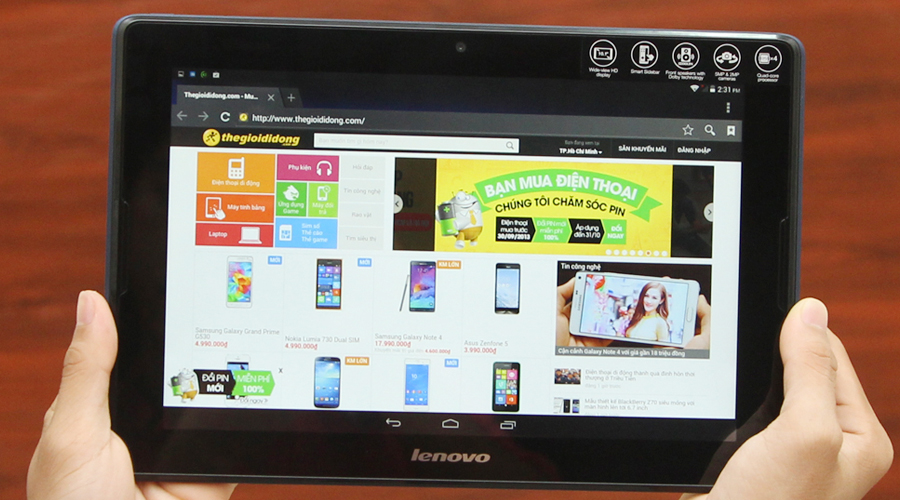 <p>Dung lượng pin 6340 mAh cho thời lượng sử dụng m&aacute;y l&acirc;u, bền bỉ m&agrave; kh&ocirc;ng lo hết pin</p>