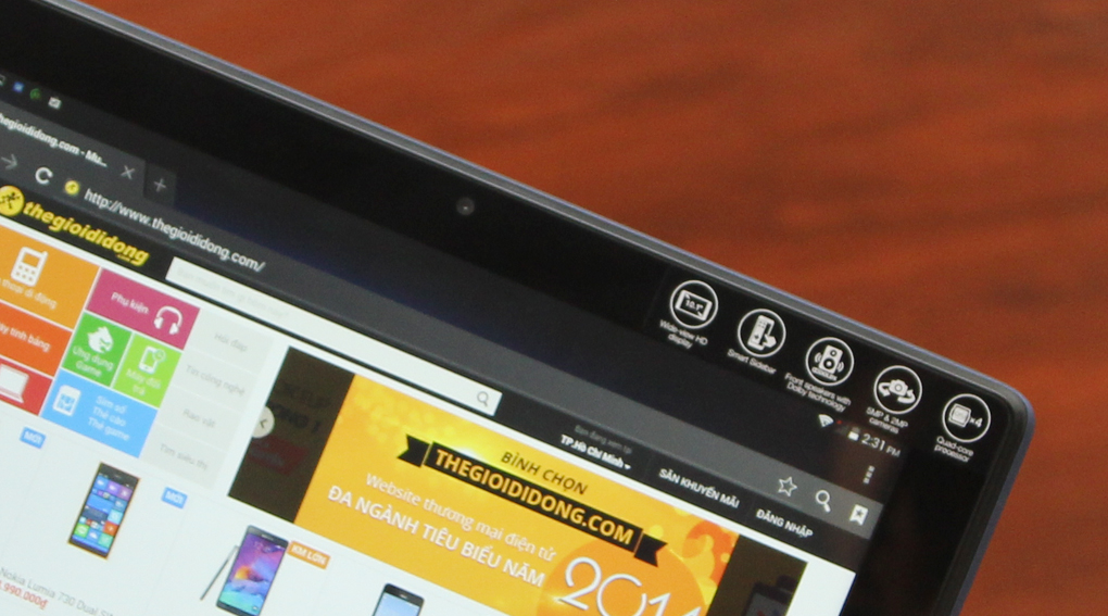 Máy tính bảng Lenovo IdeaTab A10-70HD (A7600) Màu Xanh Dương